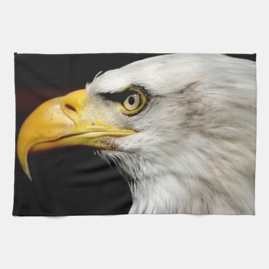 Bald Eagle Theedoek (Horizontaal)