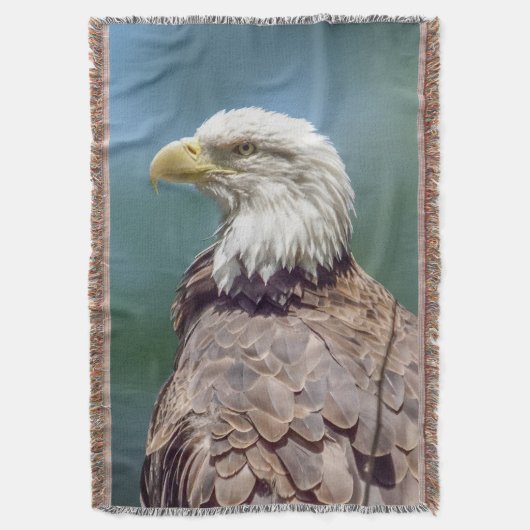 Bald Eagle Throw Blanket Deken (Voorkant Verticaal)