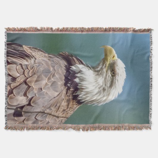 Bald Eagle Throw Blanket Deken (Voorkant)