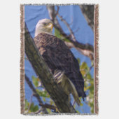 Bald Eagle Throw Blanket Deken (Voorkant Verticaal)