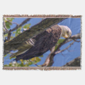 Bald Eagle Throw Blanket Deken (Voorkant)
