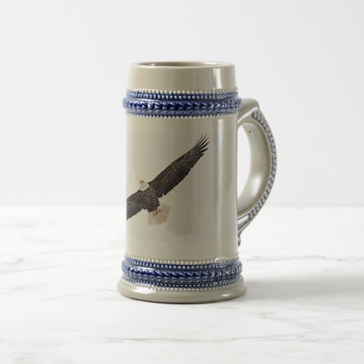 Bald Eagle tijdens de vlucht Bierpul (Voorkant rechts)