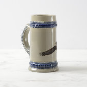 Bald Eagle tijdens de vlucht Bierpul (Voorkant links)