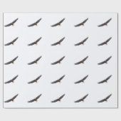 Bald Eagle tijdens de vlucht Cadeaupapier (Vlak)
