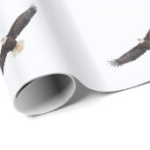 Bald Eagle tijdens de vlucht Cadeaupapier (Rol Hoek)