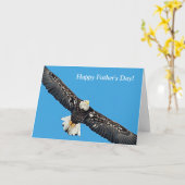 Bald Eagle tijdens de vlucht Kaart (Gele Bloem)