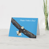 Bald Eagle tijdens de vlucht Kaart (Voorkant)