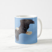 Bald Eagle tijdens de vlucht Koffiemok (Voorkant rechts)