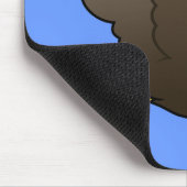 Bald Eagle tijdens de vlucht Muismat (Hoek)