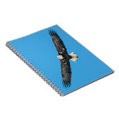 Bald Eagle tijdens de vlucht Notitieboek (Rechterzijde)