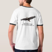 Bald Eagle tijdens de vlucht T-shirt (Achterkant volledig)