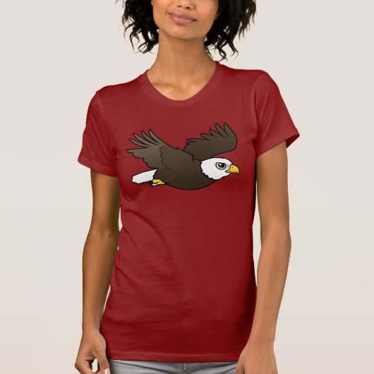 Bald Eagle tijdens de vlucht T-shirt (Voorkant)
