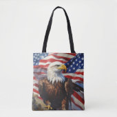 Bald Eagle Tote Bag (Voorkant)