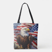 Bald Eagle Tote Bag (Achterkant)