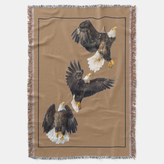 Bald Eagle Triple Flight Deken (Voorkant Verticaal)