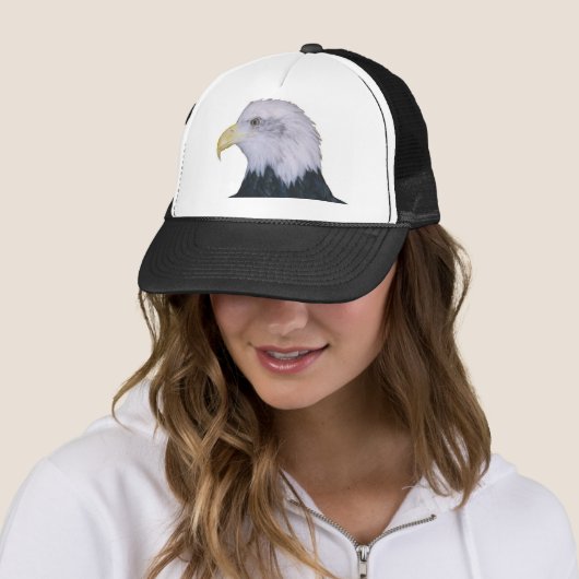 Bald Eagle Trucker Pet (In situ)