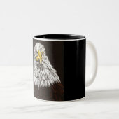 bald Eagle Tweekleurige Koffiemok (Voorkant rechts)
