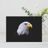 Bald Eagle-uitnodiging Kaart (Staand voorkant)