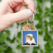 Bald Eagle uitzicht Sleutelhanger (Hand)