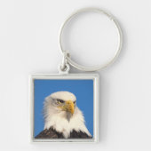 Bald Eagle uitzicht Sleutelhanger (Voorkant)