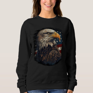 Bald Eagle US American Flag 4th Of July Proud Patr Trui