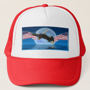 BALD EAGLE & US VLAG Patriot Series Trucker Pet