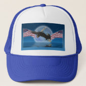 BALD EAGLE & US VLAG Patriot Series Trucker Pet (Voorkant)