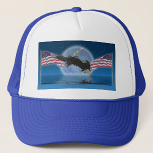BALD EAGLE & US VLAG Patriot Series Trucker Pet