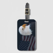 Bald eagle usa bagagelabel (Voorkant (verticaal))