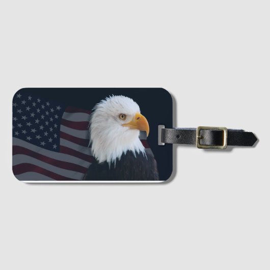 Bald eagle usa bagagelabel (Voorkant (horizontaal))