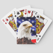 Bald Eagle USA Flag Pokerkaarten (Achterkant)
