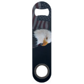 Bald Eagle Usa vlag Speed Flessenopener (Achterkant)