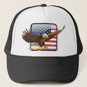 Bald eagle Usa vlag Trucker Pet