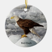 Bald Eagle-versiering Keramisch Ornament (Voorkant)