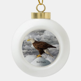 Bald Eagle-versiering Keramische Bal Ornament