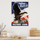 Bald Eagle - Victory Loan Poster (Keuken)