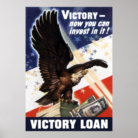Bald Eagle - Victory Loan Poster (Voorkant)