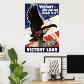 Bald Eagle - Victory Loan Poster (Thuiskantoor)