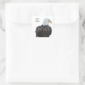 Bald Eagle Vierkante Sticker (Tas)