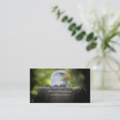 Bald Eagle visitekaartje (Staand voorkant)