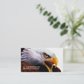 Bald Eagle Visitekaartje (Staand voorkant)