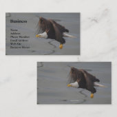 Bald Eagle Vist Wildlife Visitekaartjes (Voorkant / Achterkant)