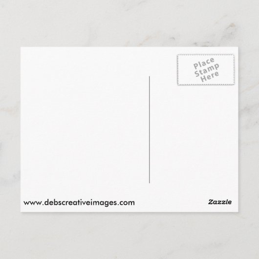 Bald Eagle vliegt Briefkaart (Achterkant)