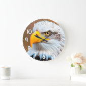 Bald Eagle Wall Clock – American Eagle Wildlife Na Grote Klok (Huis)