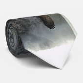 BALD EAGLE & WATER HERFST Gift Stropdas (Opgerold)