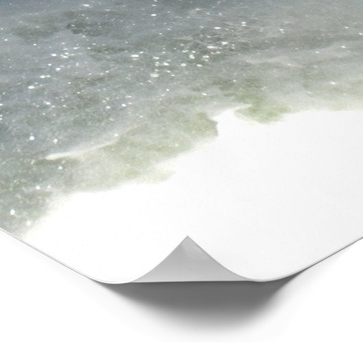 Bald Eagle & Waterfall Poster (Hoek)