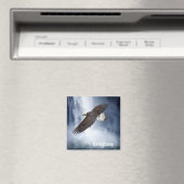 Bald Eagle & Waterfall Wildlife Natuur Magnet (Insitu (Vaatwasser))
