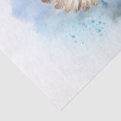 Bald Eagle Waterverf Tissuepapier (Detail)