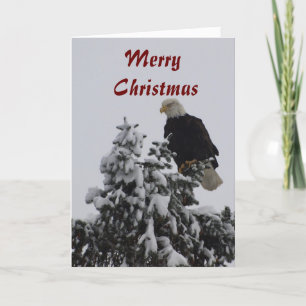 Bald Eagle Wenskaart Feestdagen Kaart