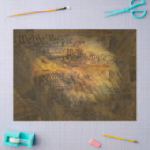 Bald Eagle Wij de grondwet van het volk Tissuepapier (Craft)